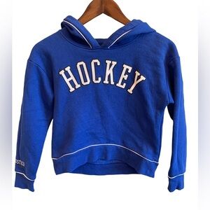 Justice Athletics Blue Hockey Hoodie for a Girl